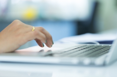 Freelance Writer at work